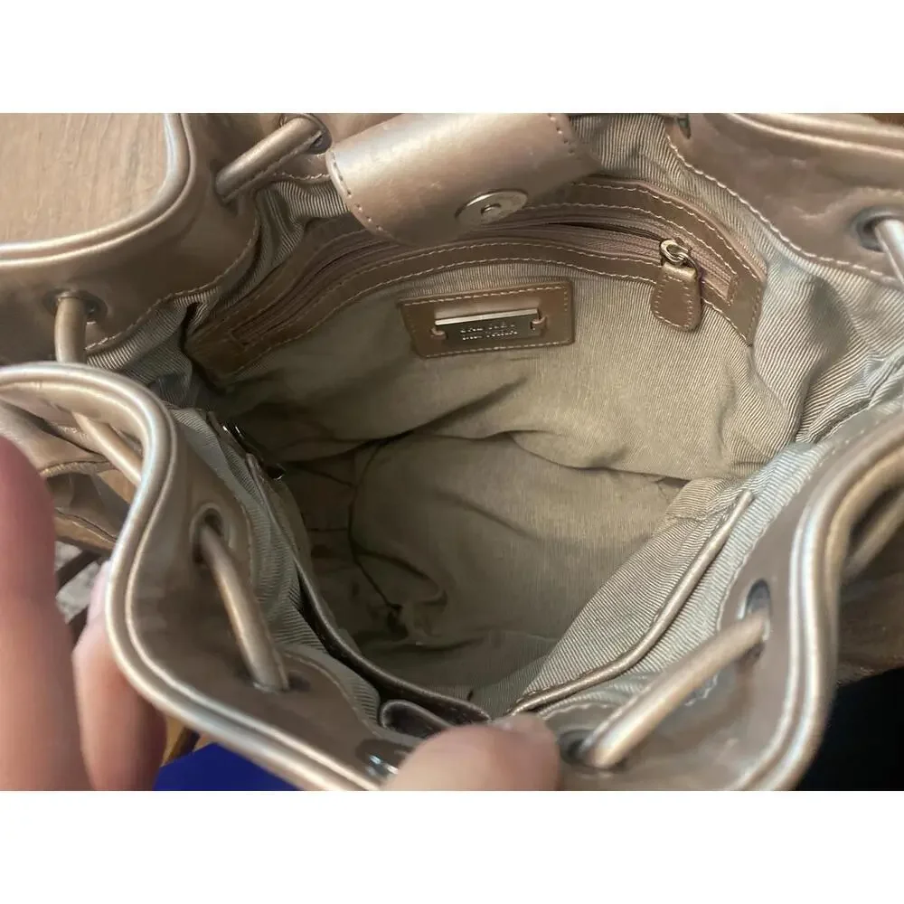 Badgley Mischka  Metallic Bucket Bag with Tassel - Picture 5 of 10